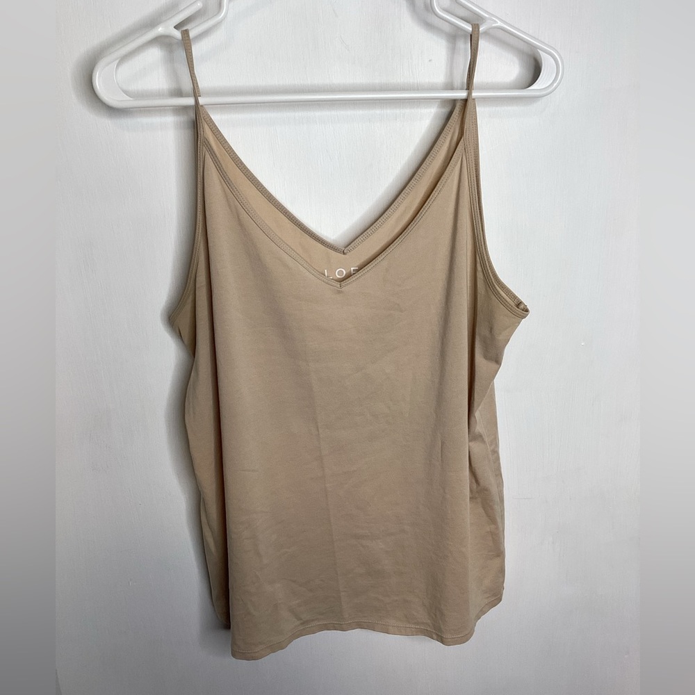 LOFT Nude Camisole Sz Large